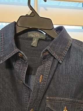 Polo by Ralph Lauren Dark Denim Button-Up Tunic